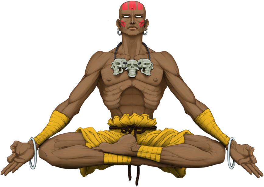 Hello, My Name Is - Street Fighter Png Dhalsim (894x894), Png Download