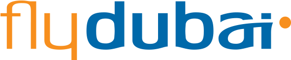 Our Partners - Fly Dubai Logo Png (640x256), Png Download
