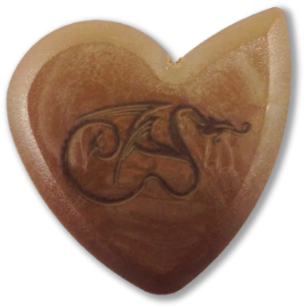 Ideal Guitar Pick - Dragon Heart Guitar Pick (450x425), Png Download