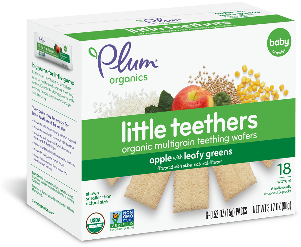 Plum Organics Teething (1000x917), Png Download