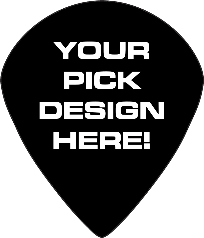 Guitar Pick Logo Png (1000x1000), Png Download