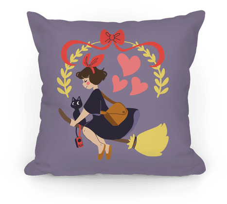 Delivery Witch - Kiki Pillow - One Book Closes Another One Opens (484x484), Png Download