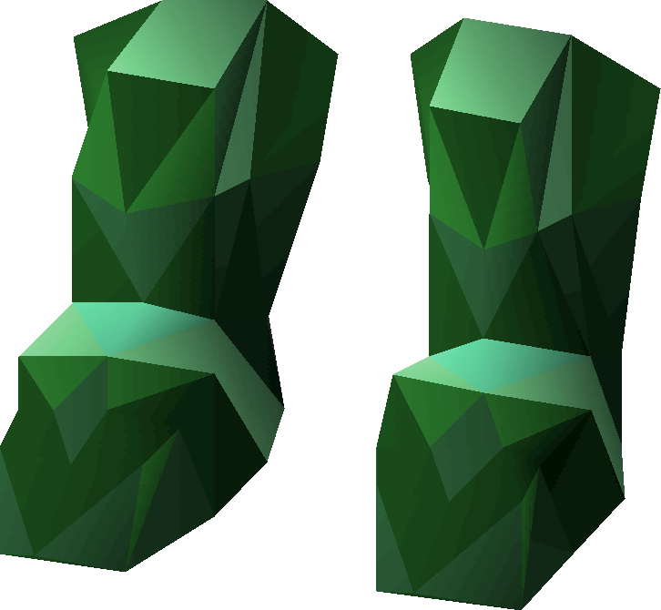Blue Guthix Boots (726x670), Png Download