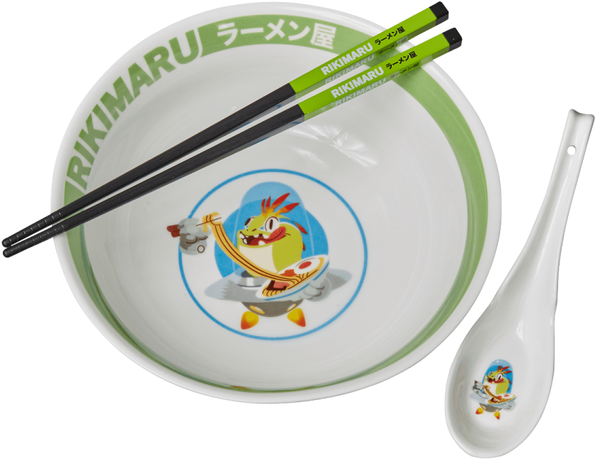Overwatch Rikimaru Ramen Bowl Set (900x900), Png Download