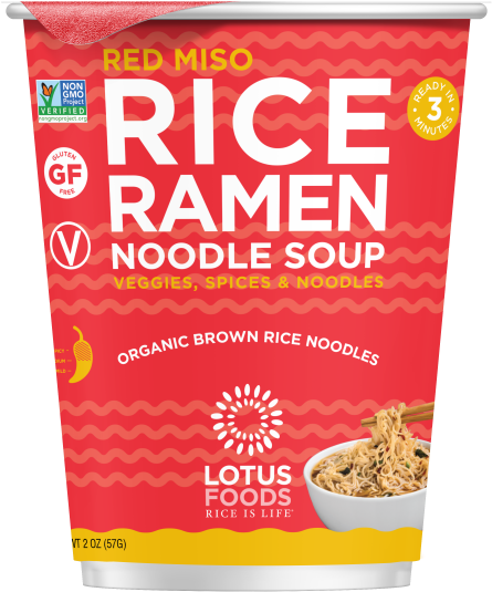 Rice Ramen Noodle Soup - Lotus Foods Cup Noodle (800x800), Png Download