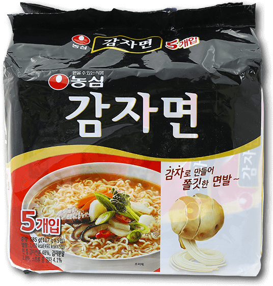 Nong Shim Spicy Potato Noodle - Nong Shim Potato Ramyun (600x600), Png Download