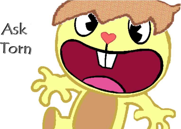 Ask Torn - Happy Tree Friends Cuddles (800x543), Png Download