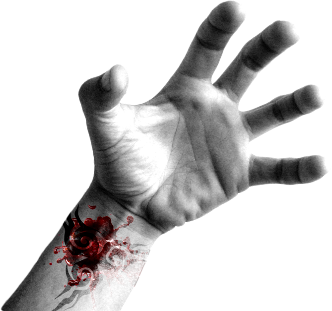 Body-009 - Horror Hand Transparent Background (669x627), Png Download