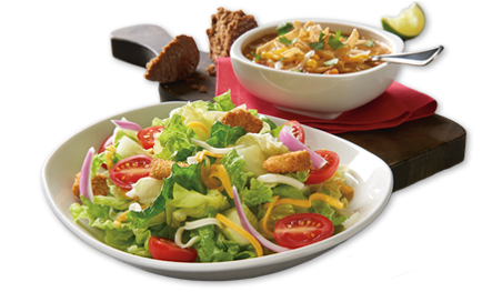 Specials Lunch Outback Steakhouse - Salad And Soup For Lunch (460x275), Png Download