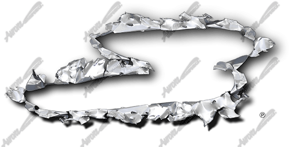 Ripped Metal Layers - Portable Network Graphics (600x300), Png Download