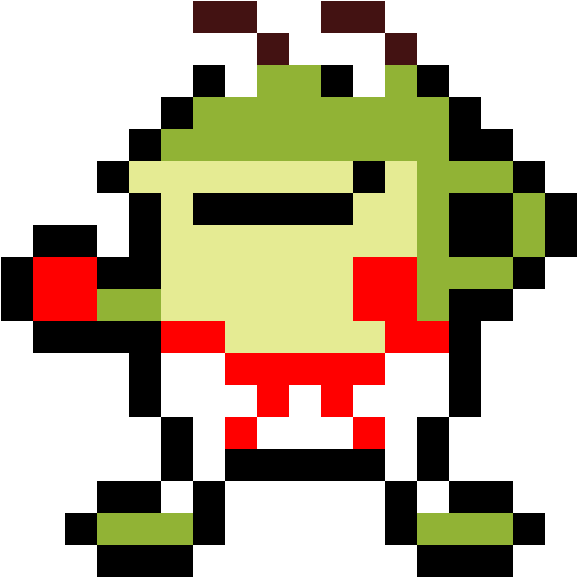 Ribby Pixel Art - Cartoon (1024x1024), Png Download