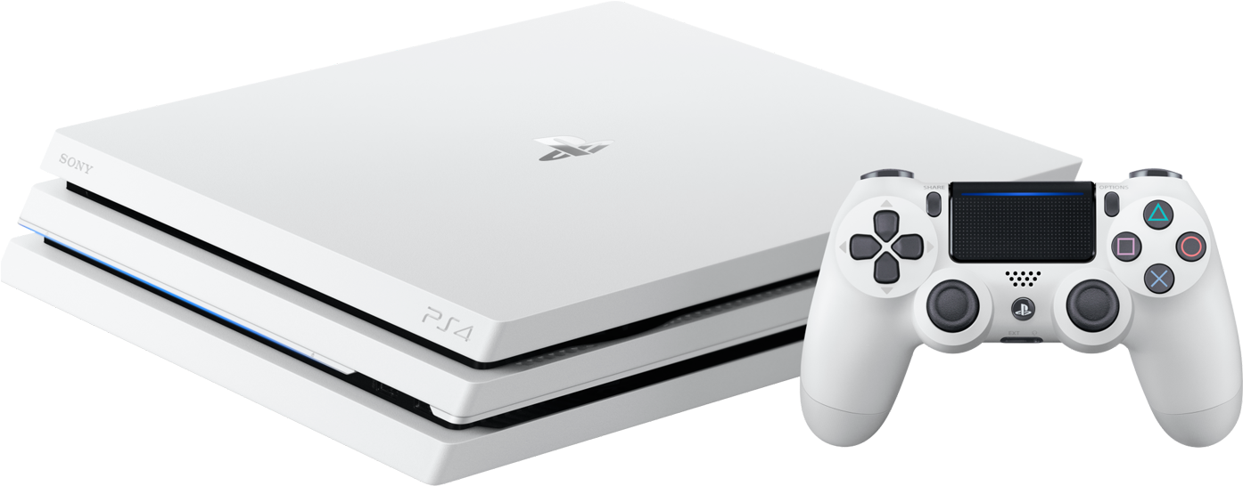 Release Date - Glacier White Ps4 Pro (1400x720), Png Download