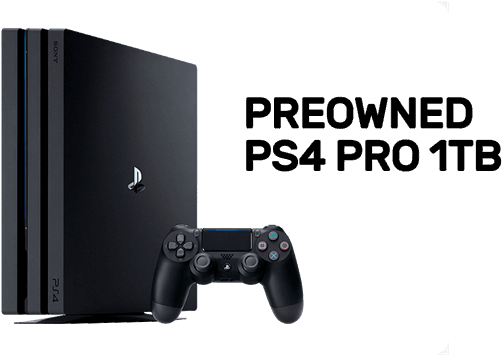 Playstation 4 Pro 1tb Console (preowned) - Playstation 4 Pro Console 3 Items Bundle:ps4 Pro 1tb (600x600), Png Download