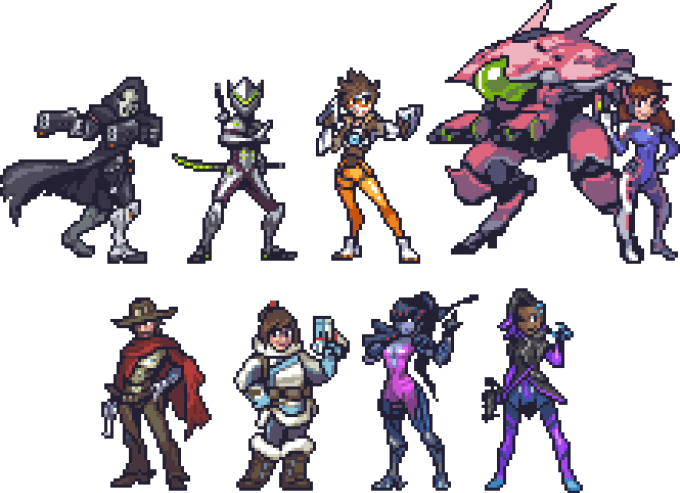 Create Amazing Pixel Art For Your Game - Action Figure (680x493), Png Download