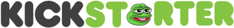 “before Pepe The Frog Was A Meme Designated A Hate - Indiegogo And Kickstarter Logo (800x200), Png Download