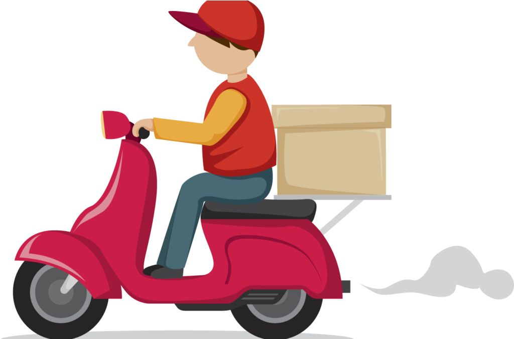 Scooter Clipart Delivery Scooter - Corporate High Park (1080x675), Png Download