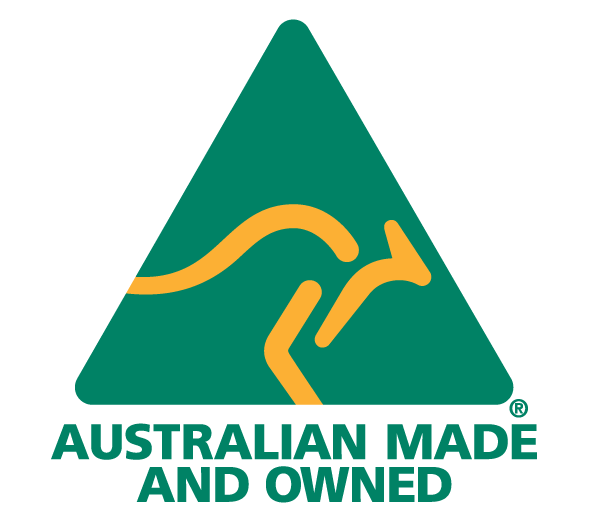Australian Made Owned No White Background - Australian Made And Owned (590x522), Png Download