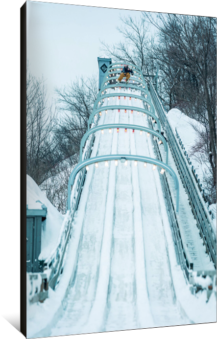 It Is Possible To Compress Time - Snow (483x728), Png Download