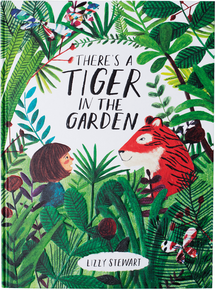 Tiger Book - There's A Tiger In The Garden (1000x1000), Png Download