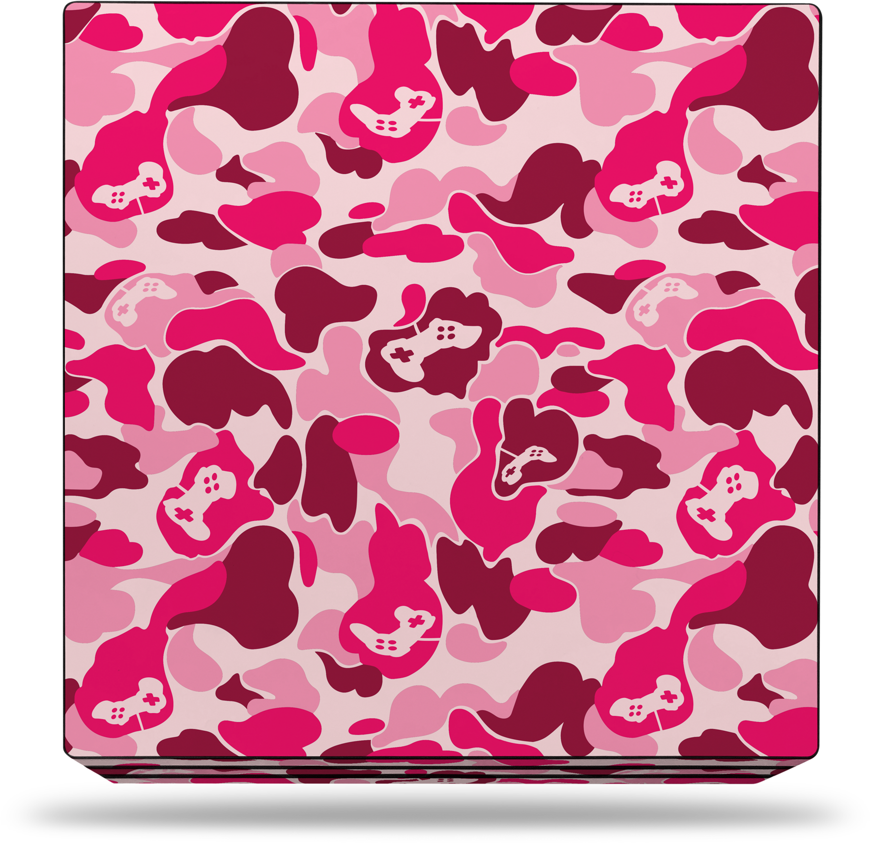 Sony Ps4 Pro Pink Game Camo Skin - Bape Abc Pink Camo (2048x1799), Png Download