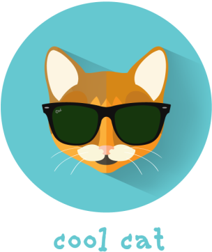 Ginger Cool Cat Wayfarers Orange Cat By Diana De Avila - Ginger Cool Cat Wayfarers Orange Cat - Tote Bags (542x500), Png Download