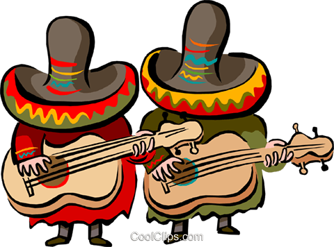 Mexican Music - Mexican Musician Clip Art (480x356), Png Download