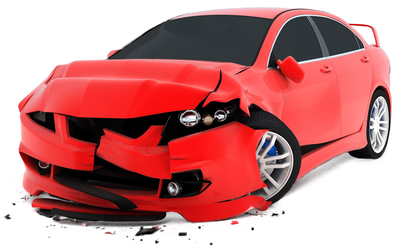 Motor Vehicle Accidents - Crashed Car Transparent Background (798x641), Png Download
