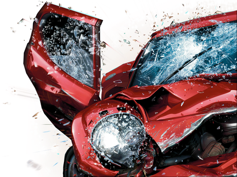 Car-crash - Burnout Paradise (467x350), Png Download