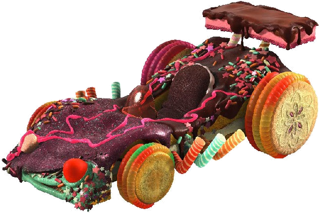 Vanellopekart - Vanellope Von Schweetz Race Car (660x446), Png Download