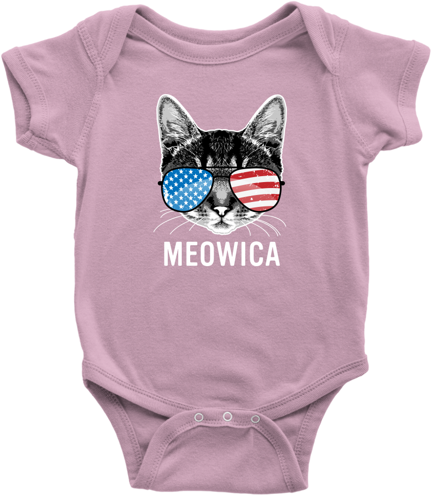 Cool Cat - Infant Bodysuit (1024x1024), Png Download