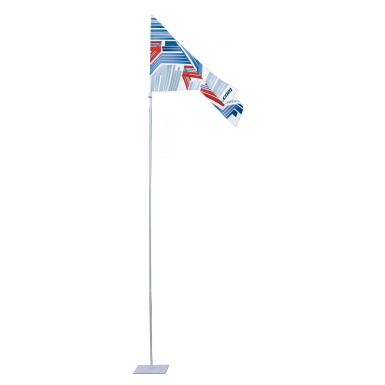 Poles For The Portable Flagpole Snap Together Easily, - Pole Banner Portable (385x385), Png Download