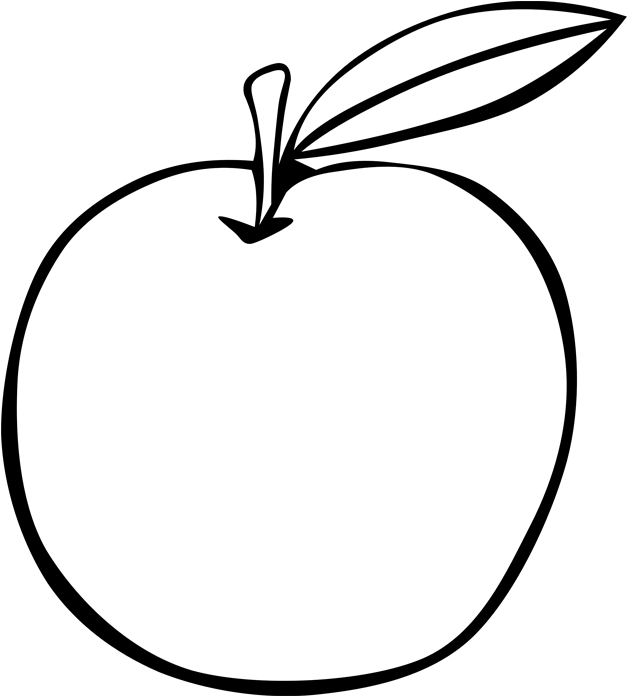 Apple Black And White Apple Black And White Apple Clip - Cartão Dia Do Professor (1280x720), Png Download