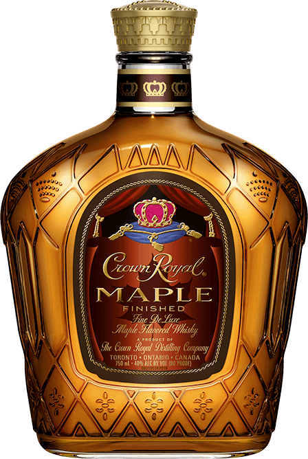 Bottle Drawing Crown - Crown Royal Maple (448x668), Png Download