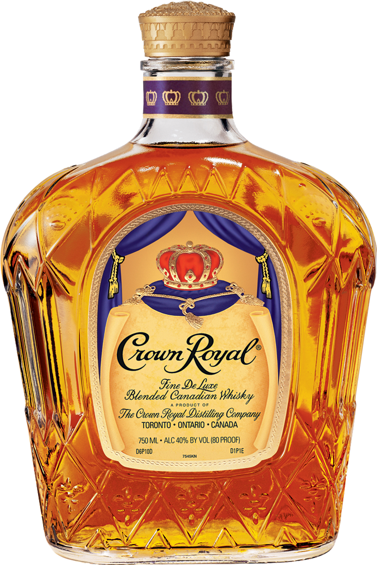 Crown Royal De Luxe Canadian Whisky 750ml - World Whisky Day 2017 (1600x2000), Png Download