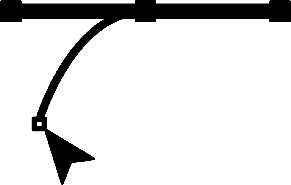 Modifying A Straight Line Into A Curve Comments - Graphics (980x624), Png Download