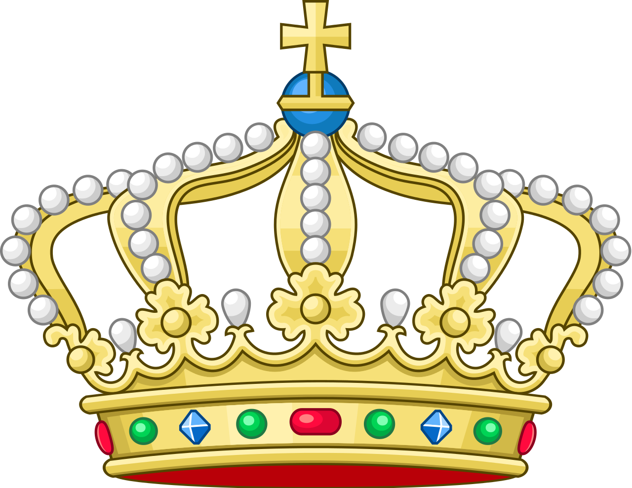 Royal Crown Of The Netherlands - Crown Of The Netherlands (1280x989), Png Download