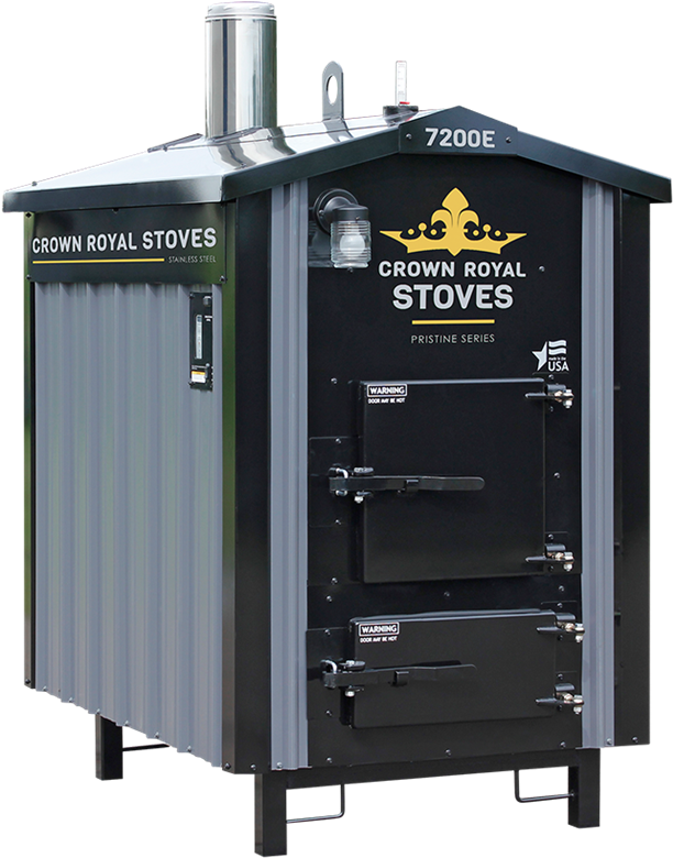 Larger Photo Email A Friend - Outdoor Wood-fired Boiler (620x800), Png Download