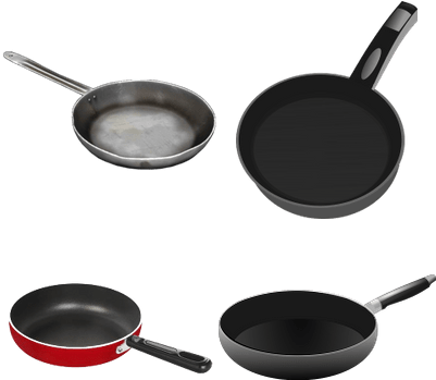 Frying Pan (400x400), Png Download