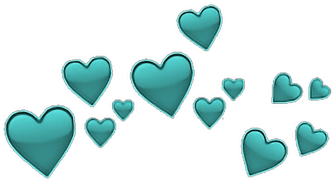 Heart Cute Png Emotions Love Summer Aqua Cool - Transparent Png For Edits (600x500), Png Download