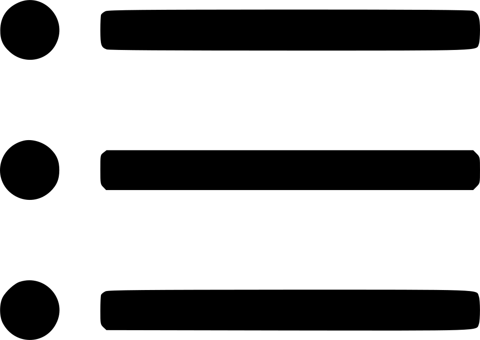 List Unorder Text Bullet Point Editor Comments - Wait And Black Lines (980x694), Png Download