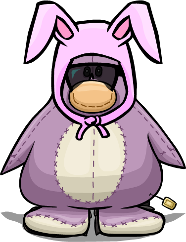 Berinjelapin Avatar - Bunny Ears (376x490), Png Download