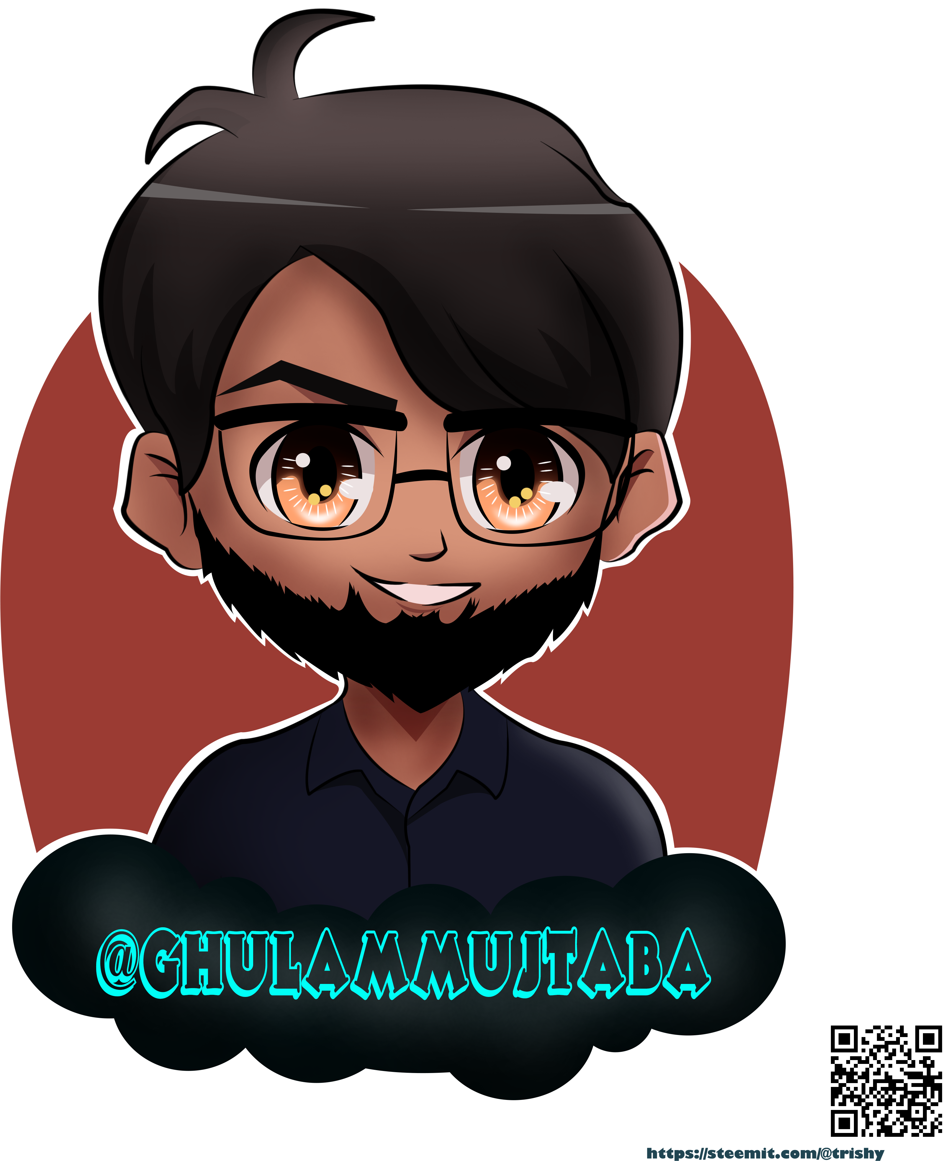 Ghulammujtaba Avatar - Anime (4063x3995), Png Download