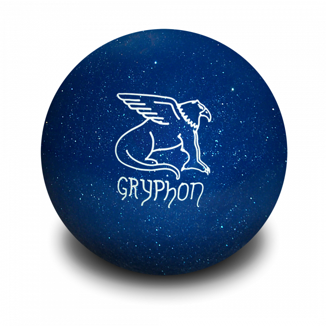 Blue Sparkle Gryphon - Bowling Ball (660x660), Png Download