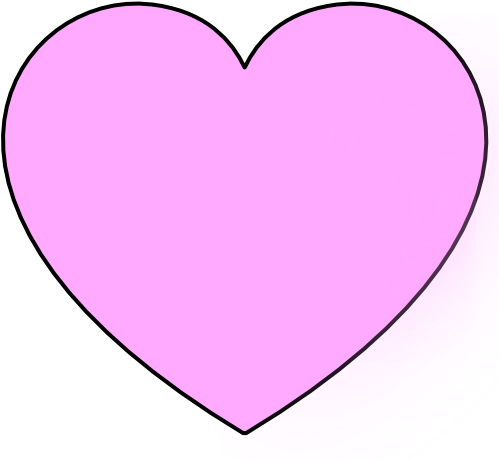 Light Pink Heart Clipart (588x597), Png Download