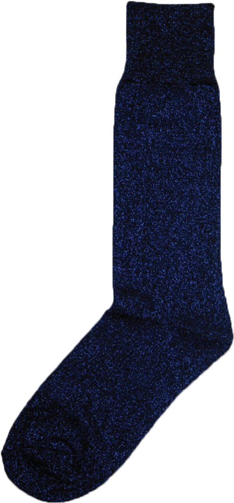 Picture Of Royal Blue Sparkle Sock - Sock (367x550), Png Download