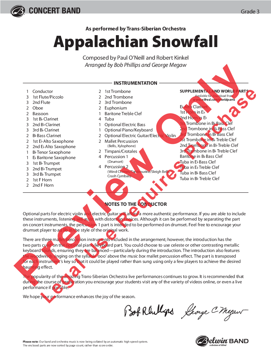 Appalachian Snowfall Thumbnail Appalachian Snowfall - Walk Of The Silent Zombies Violin 1 (864x1152), Png Download