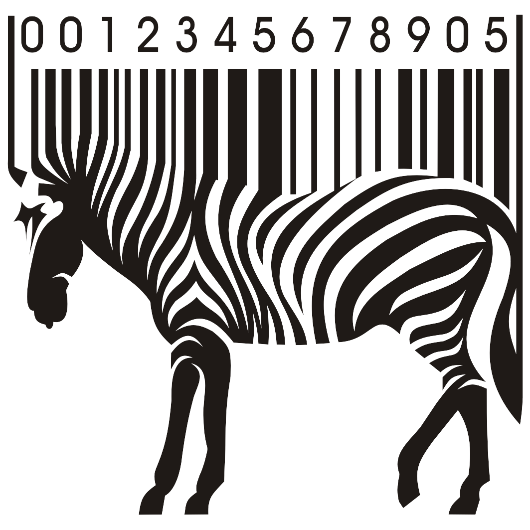 Generador De Código De Barras - Zebra Barcode (1063x1063), Png Download