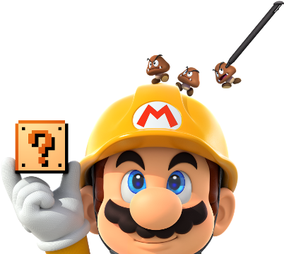 Wii U Version Of Super Mario Maker In The 100 Mario - Mario Maker Mario Png (460x460), Png Download