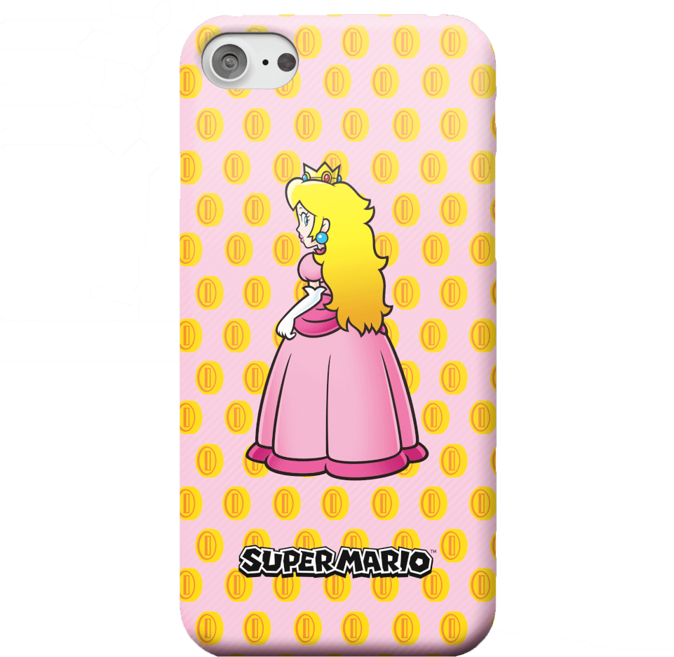 Nintendo Super Mario Princess Peach Peeking Phone Case - ハセプロ/iphone 7用 Mモデリングケース Super Mario マリオ スーパーマリオ01 (960x960), Png Download