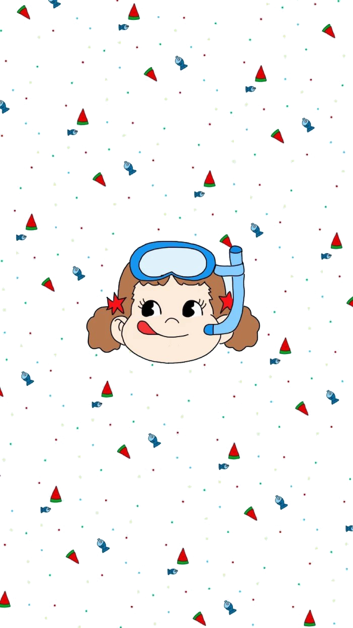 Drawing Cloud Iphone Wallpaper - Peko Iphone (700x1244), Png Download
